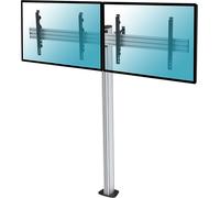 Pied TV Kimex Support sur pied 2 écrans TV 50"- 55