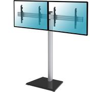 Support sur pied pour 2 écrans TV 50'' - 55'' - Hauteur 175cm - A poser