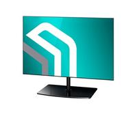 Pied TV Universel 32-75, jusqu'à 40 kg - Tele Portable Sur Pied VESA 100x100 - 400x400 / Hauteur Réglable, 360° PT3 Noir