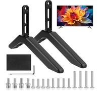Pied TV Universel, Pied de Tele pour Téléviseurs de 32 à 65 Pouces, Support TV sur Pied Compatible avec Samsung, LG, T tc