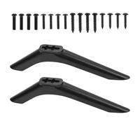 Pied TV Universel pour TCL Support TV avec Jeu Vis et Patins Antidérapants ABS Pied de Tele Compatible avec la Plupart des Téléviseurs de 32 à 55 Pouces Espacement des Trous de Montage de 13 à 30 mm