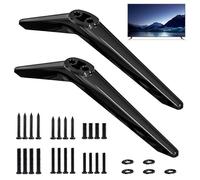 Pied TV Universel pour TCL Support TV pour la Plupart des Supports TV de 32/40/49/50/55 Pouces Pieds de Meuble TV Noirs Compatible