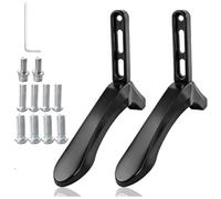 Pied TV Universel pour Téléviseur,2PCS Support de Table Smart Televison avec Vis Pieds de Support Pied de Tele de Rechange pour avec Plupart des Téléviseurs LED LCD