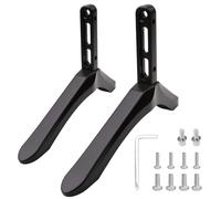 Pied TV Universel pour Téléviseurs de 32 à 65 Pouces Support TV Piédestal Remplacement de Base de Meuble TV avec Jeu Vis Et Patins Antidérapants Pied pour Samsung LG TCL