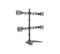 Pied universel pour 4 écrans LCD - Digitus - Jusqu'à 27 pouces - Inclinaison 45° - VESA 100x100mm