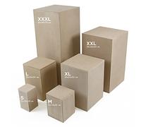 Piédestal Bois XL 35 x 25 x 25 cm Colonne décorative pour Fleurs, l'art 1 pièce