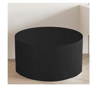 Piédestal cylindrique rond en bois noir - 15 cm - Présentoir de décoration d'événements pour mariages, arts et fêtes - Base de plate-forme solide pour une décoration élégante