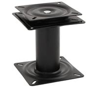 vidaXL Piédestal de siège de Bateau avec siège pivotant à 360° Acier, Base de Chaise de Bateau, Base de Socle de Bateau, Socle de siège de Bateau pivotant