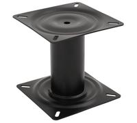 Piédestal de siège de bateau noir 18 cm acier