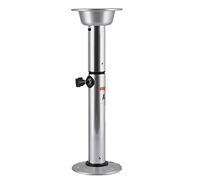 Piédestal de Table Réglable en Aluminium, Support de Bureau Universel, Hauteur 56-71 cm, Base de Montage pour Camping-Car et Yacht