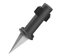 Piédestal en acier inoxydable avec protection IP44 renforcé en plastique et sortie électrique 2 ports pour jardin