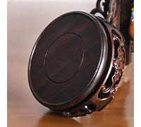 PiéDestal En Bois Petit Socle De Décoration, Base Circulaire En Bois Chinois Vase Plante Bouddha Statue Stone Display Stand, Pour La Maison, L'artisanat, L'antiquité Et La Collection ( Color : Inner D