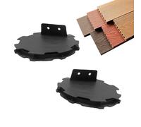 Piédestal pour dalles de bois - Roulements sur échasses de pieds de patio pour charges 2 pièces | Piédestaux avec roulements résistants à l'usure pour terrasses | Roulements à plaques
