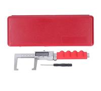 Pieds à Coulisse Alésage Vernier R0 Curvimètre Pied à Digital Numérique 0-150mm Acier Inoxydable, Double Échelle - Haute Précision, Affichage Digital, Outil Caliper pour Bricol