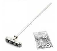 Pieds à coulisse de positionnement pour des mesures précises et une coupe facile du bois, guide de coupe en acier inoxydable pour scies circulaires (Upgraded 8+1,60cm/23.63in)