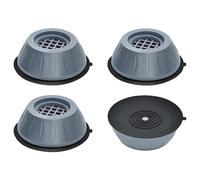 Pieds anti-vibrations pour lave-linge/sèche-linge Gris Paquet de 4