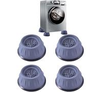 Pieds anti-vibreur pour machine à laver - Lot de 4 coussinets en caoutchouc antidérapants universels