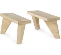 Pieds Astigarraga Dinamic naturel pin (13,5 x 9 x 31 cm)