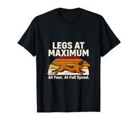 Pieds au Maximum des Quatre teckels à Pleine Vitesse T-Shirt