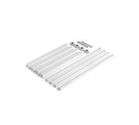 Pieds carrés et cadre de table, 50x50mm, 1.150 x 750 mm, Peint en blanc