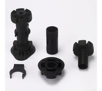 Pieds d'armoire de nivellement fabriqués à partir de matériau ABS résistant pour canapés et meubles de rangement sur tous les types de sols (A)