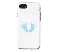 Pieds de bébé, ça va être Un garçon, C'est Un garçon, fête Coque pour iPhone SE (2020) / 7/8