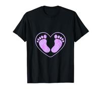 Pieds de bébé, ça va être Une Fille Funny Gender Reveal T-Shirt