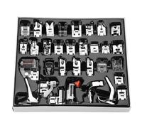 Pieds-de-biche for Machine à Coudre Domestique DEWIN, Accessoires de Couture Multifonctions, Lot de 32 Pieds-de-biche