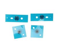 Pieds de Boîtier Inférieur pour Ordinateur Portable Surface Laptop 3e/4e/5e Génération, Pieds de Boîtier Inférieur de Remplacement Antidérapants pour Ordinateur Portable (Argent)