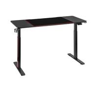PIEDS DE BUREAUX - KIMEX - Bureau gaming assis-debout avec éclairage RGB et panneau de commande créatif (multi-moteurs) Noir - 150-9