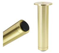 Pieds de Canapé design, Lot de 4 Pieds Meuble Doré Pieds table basse Aluminum Alloy | électroplacage Patte Armoire Hauteur: 6-40cm Table De Nuit Réfrigérateur Casier Tiroirs Tabourets 25cm/9.8"