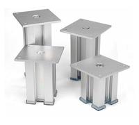 pieds de canapé en métal, Ensemble de 4 pieds en métal for commode, table basse remplacement (à faire soi-même), canapé, fauteuil, meuble(15cm/5.91in)