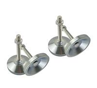 pieds de machine réglables, Pieds de meubles réglables 4 pièces, pieds articulés à Base en acier massif, for cuisines, Garages, ateliers, bureaux(40xM8x40mm)