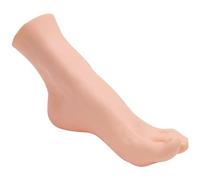 Pieds de Mannequin Hyperréalistes en PVC Taille Naturelle pour Mannequin Masculin Modèle de Pied pour Peinture Enseignement Arts Dessin Esquisse Présentation de Bijoux - Pied Droit Homme, 24,5 cm