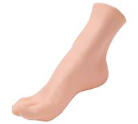 Pieds de mannequin réalistes en PVC pour la peinture, l'enseignement, les arts, le dessin, l'esquisse, la présentation de bijoux - Pied droit, 24,5 cm