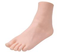 Pieds de mannequin réalistes en PVC pour la peinture, l'enseignement, les arts, le dessin, l'esquisse, la présentation de bijoux, pied gauche, 22,5 cm