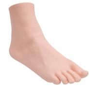Pieds de mannequin réalistes en PVC pour la peinture, l'enseignement, les arts, le dessin, l'esquisse, la présentation de bijoux - Pied droit, 22,5 cm