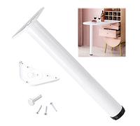 Pieds de Meuble Noirs réglables, Pieds de Meuble en métal, Pieds d'armoire, Pieds de Bureau, Pieds de Table de Bar, Alliage d'aluminium, Pieds de Support de Remplacement pour Meubles Modernes Blancs