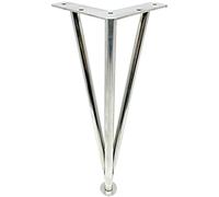 Pieds de meuble Pied de remplacement En acier inoxydable en métal réglable LA TÉLÉ Pieds d'armoire de salle de bain Noir/Argent 10-4 0CM Cadre de jambe de support matérielle Pieds de rechange pour c