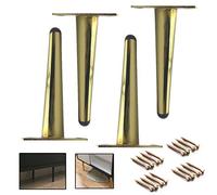 Pieds de Meuble, Pieds de Table En Métal, Pieds de Canapé En Fer, Pieds de Meuble de Salle Den, Pieds de Table Basse, Pieds D'Armoire, Pieds Dert de Meuble, Super Résistants, Cône Droit, 4 Pièces/D/20