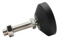 Pieds de Meuble pivotants, 4 pièces, Pieds de nivellement réglables universels for Meubles, M8/M10/M12, butée de Pied à vis, Base pivotante, Pieds de Tour articulés, Patins coulissants(D40xm12x80)