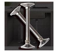 Pieds de meuble pour évier, Poteaux de support réglables for lavabo de salle de bain, kit de réparation de pieds d'évier de cuisine en acier inoxydable for meubles d'armoire, 2 pièces(Height 36 50cm(1