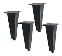 Pieds de Meuble réglables en Alliage d'aluminium, Pieds de Table triangulaires en métal pour Table Basse, Meuble TV et Autres Meubles, Pied de plinthe pour Meuble de Salle de Bain, 20 cm, AR