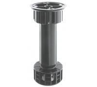 Pieds de meubles en abs avec embase intégrée diamètre 28 mm x4 - hauteur 120 mm CAMAR