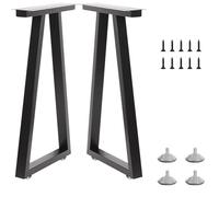 Pieds de Meubles en métal for Bricolage, avec Plaque de Montage et vis, Pieds de Meubles triangulaires en Fer Modernes, projets de Bricolage à Domicile(W30CMxH62.5CM)