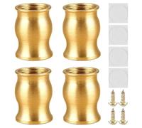 Pieds de meubles - Lot de 4 pieds de rechange pour penderies | Pieds de meubles robustes antidérapants pour chaise, table de chevet, commode, lit, bureau, armoire