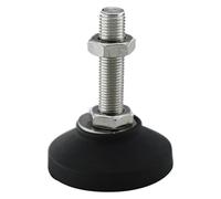 Pieds de Meubles pivotants, stabilisateur de Meubles, Patin antidérapant, Fixation M6 / M8 / M10 / M12 / M16, Patin de nivellement Coulissant réglable for Meubles, Un Paquet de 4 pièces(D50xm8x100mm)