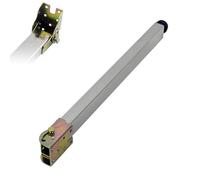 Pieds de meubles réglables en acier inoxydable 30 x 10 x 2 cm, pieds de table télescopiques avec vis, idéaux pour les tables, les armoires et les projets de bricolage. Durables et polyvalents.