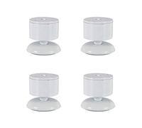 Pieds de meubles réglables en acier inoxydable, for armoire, canapé, Table basse, Support 3 couleurs, 9 tailles(White,20cm/7.9in)