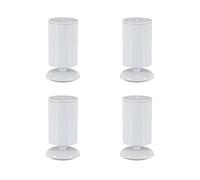 Pieds de meubles réglables en acier inoxydable, for armoire, canapé, Table basse, Support 3 couleurs, 9 tailles(White,10cm/3.9in)
